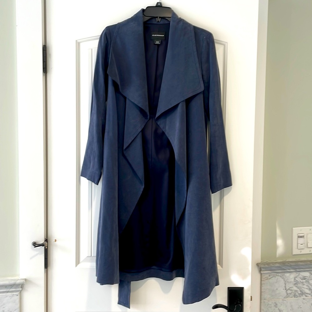 Clubmonaco navy blue trench coat